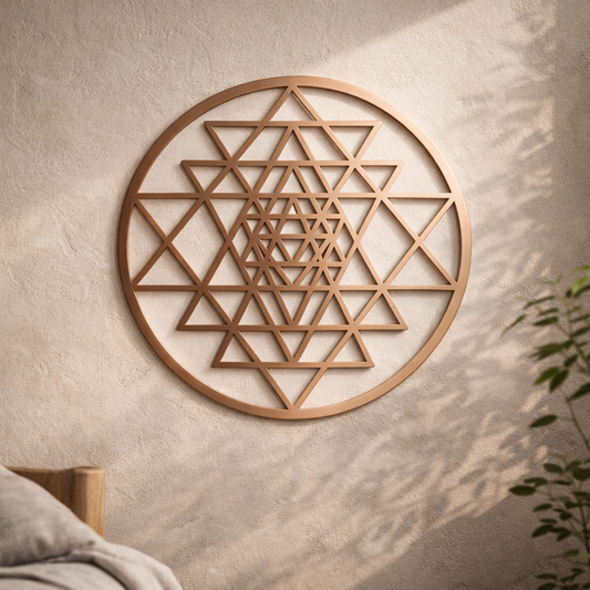 InGifted Veda Circle jewelry piece featuring a circular design with intricate detailing, set against a plain background.