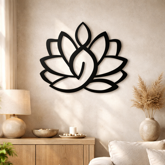 Lotus Veya decorative item by InGifted India, featuring a detailed lotus flower design on a sleek surface.