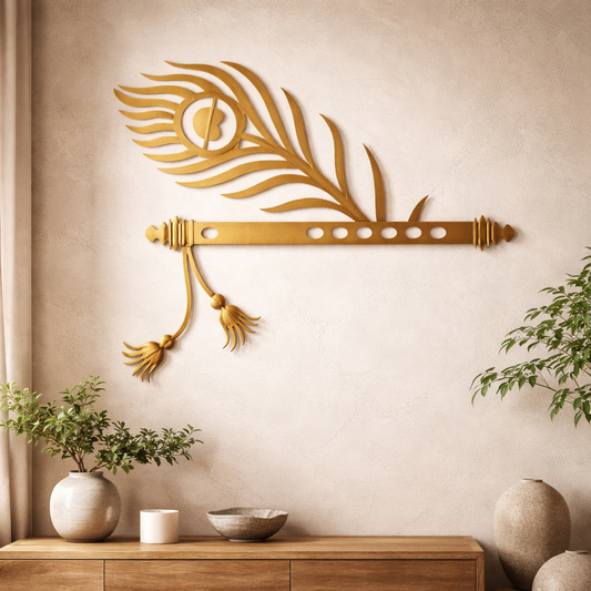 Intricate Murali Éther sculpture by InGifted India, showcasing detailed craftsmanship and traditional design.